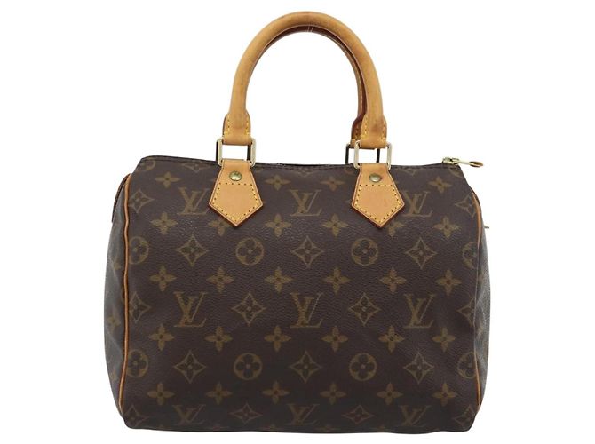 LOUIS VUITTON Bolso Monogram Speedy 25 M41528 LV Auth am11935A Monograma - vista 13