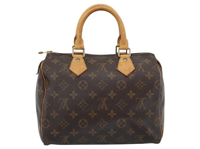 LOUIS VUITTON Bolso Monogram Speedy 25 M41528 LV Auth am11935A Monograma - vista 2