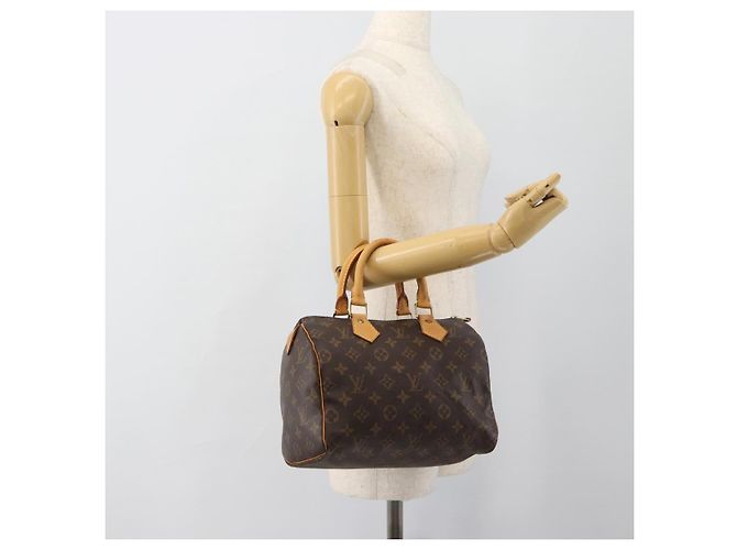 LOUIS VUITTON Bolso Monogram Speedy 25 M41528 LV Auth am11935A Monograma - vista 20