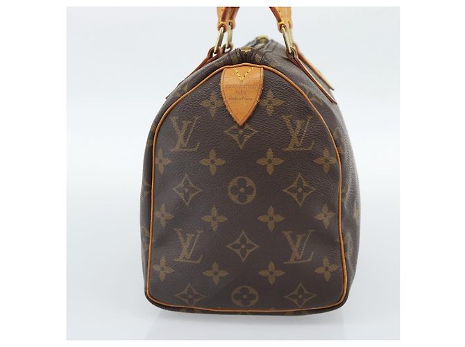 LOUIS VUITTON Bolso Monogram Speedy 25 M41528 LV Auth am11935A Monograma - vista 3
