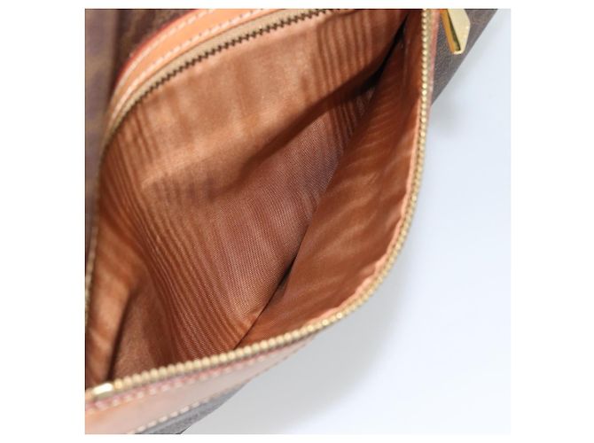 Céline Borsa Tote CELINE Macadam in tela e pelle PVC marrone oro Auth 188332A D'oro - vista 11