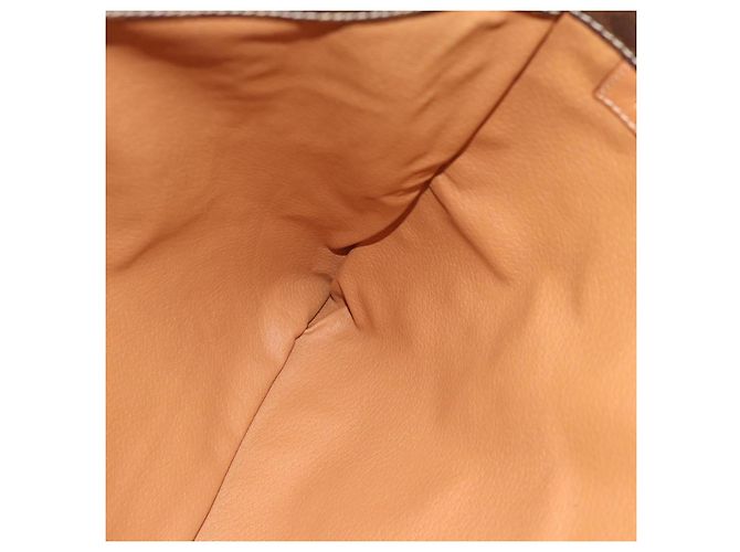 Céline Borsa Tote CELINE Macadam in tela e pelle PVC marrone oro Auth 188332A D'oro - vista 19