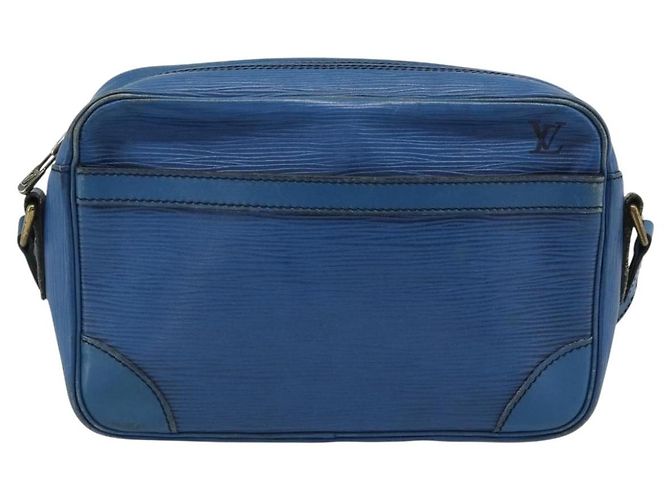 LOUIS VUITTON Epi Trocadero 23 Borsa a Spalla Blu M52305 LV Auth 184361 - vista 13