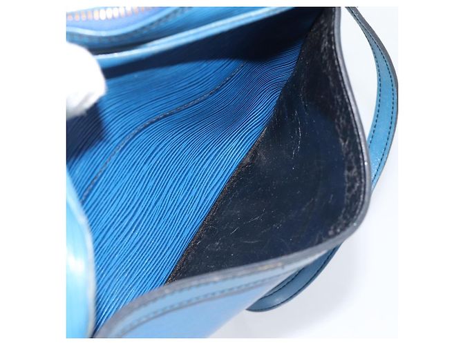 LOUIS VUITTON Epi Trocadero 23 Borsa a Spalla Blu M52305 LV Auth 184361 - vista 22
