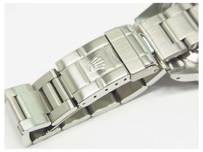 ROLEX GMT MasterII lunetta nera 16710 serie P Uomo Argento - vista 12