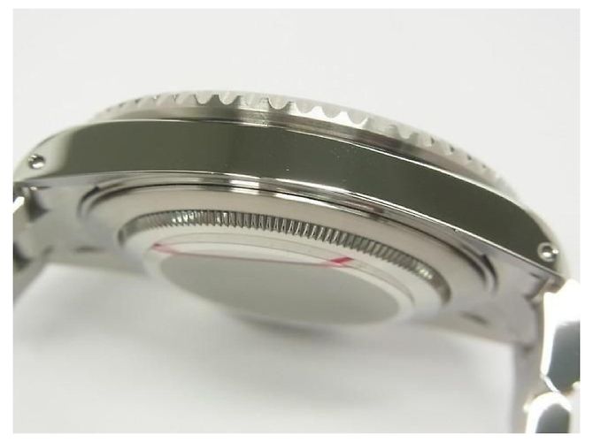 ROLEX GMT MasterII lunetta nera 16710 serie P Uomo Argento - vista 7