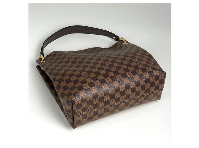 Borsa a Spalla Louis Vuitton Graceful PM Marrone Damier ebene - vista 2