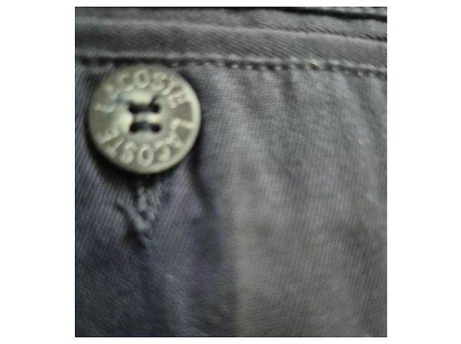 Pantaloni Lacoste Uomo Cotone Blu Navy Blu scuro - vista 2