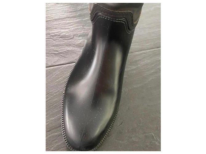 Burberry Botas de Goma Nova Check - Negro, Talla 37 - vista 4