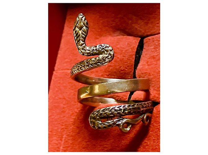 Autre Marque Sterling Silber Schlangenring - Ansicht 10