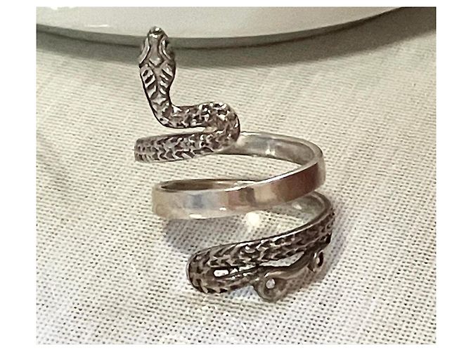 Autre Marque Sterling Silber Schlangenring - Ansicht 4