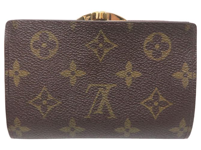 Cartera Bi-fold Louis Vuitton Viennois Castaño - vista 2