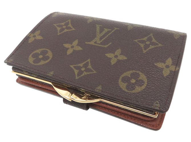 Cartera Bi-fold Louis Vuitton Viennois Castaño - vista 4
