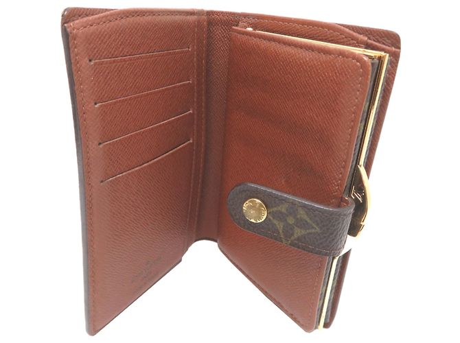 Cartera Bi-fold Louis Vuitton Viennois Castaño - vista 5