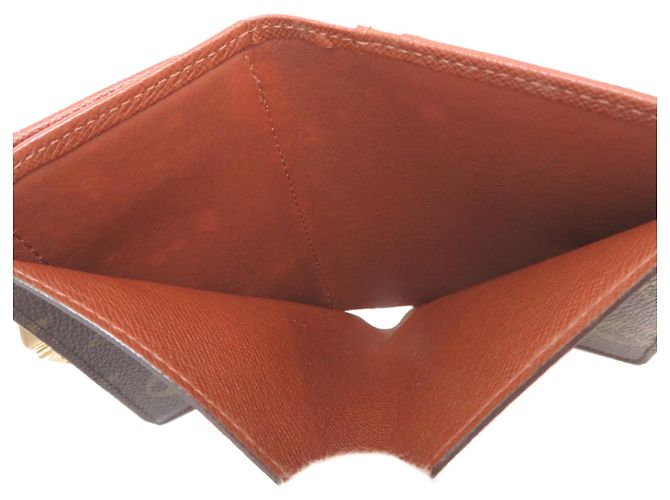 Cartera Bi-fold Louis Vuitton Viennois Castaño - vista 6
