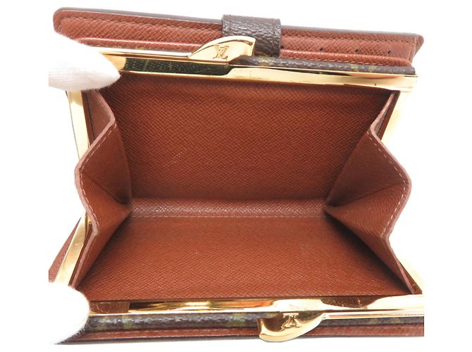 Cartera Bi-fold Louis Vuitton Viennois Castaño - vista 7