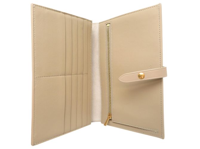 Céline Celine Envelope Wallet - Beige Leder Klappbörse - Ansicht 5