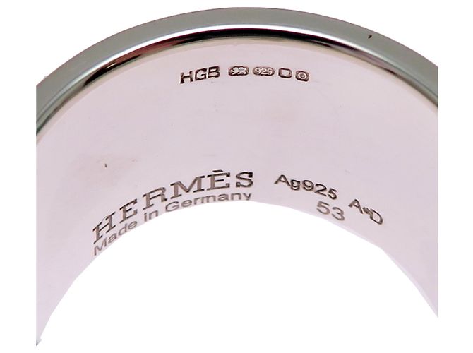 Ring Hermès Hermes Collier de Chien Anello Band - vista 5