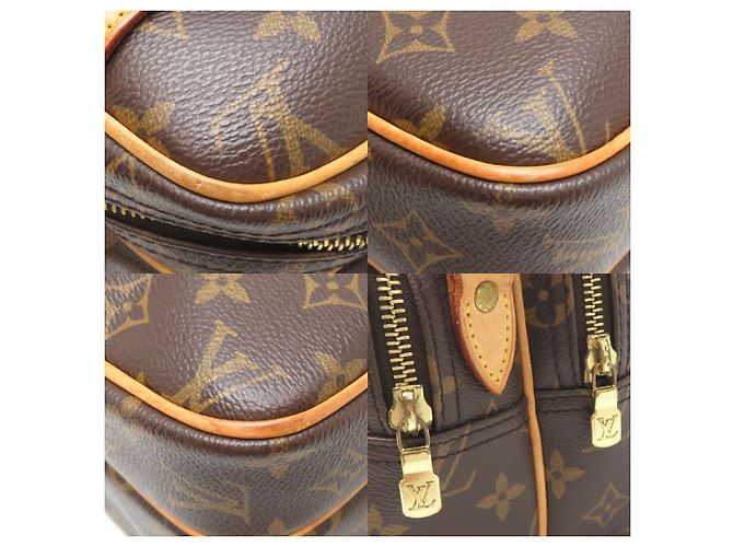 Borsa a Spalla Louis Vuitton Reporter PM Marrone - vista 10