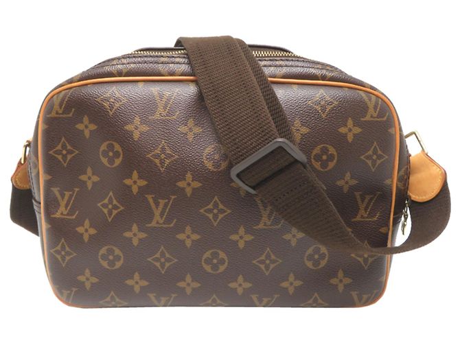 Borsa a Spalla Louis Vuitton Reporter PM Marrone - vista 2