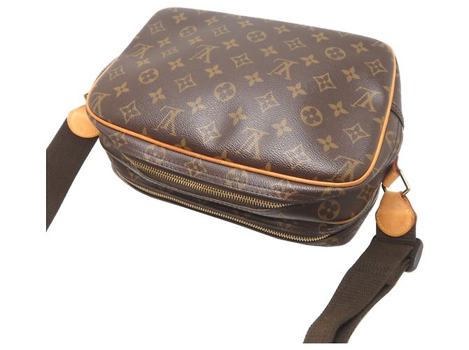 Borsa a Spalla Louis Vuitton Reporter PM Marrone - vista 4
