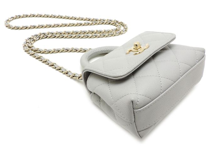 Chanel Coco Handle 11.5 Micro Damenhandtasche Braun - Ansicht 3