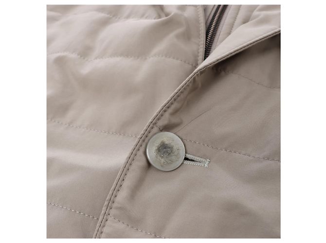 Corneliani Wool Jacket in Beige, Size 48 IT - view 12