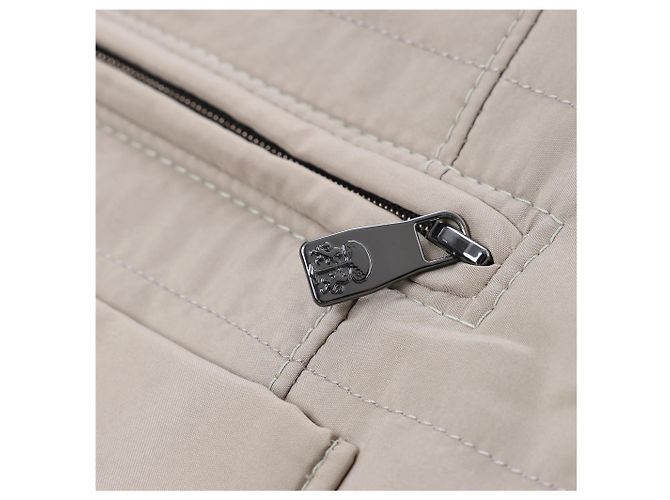 Corneliani Wool Jacket in Beige, Size 48 IT - view 13