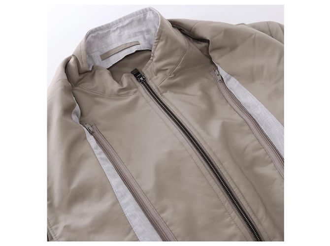 Corneliani Wool Jacket in Beige, Size 48 IT - view 14