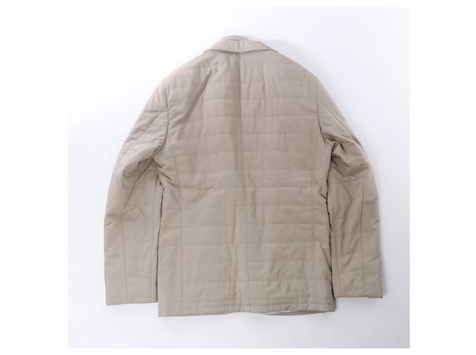 Corneliani Wool Jacket in Beige, Size 48 IT - view 3