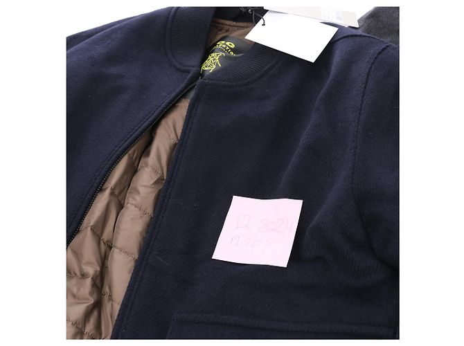 Bomberjacke Corneliani O.Wear in Navy Blue, Größe 50 IT Grau - Ansicht 13