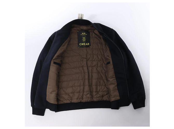 Bomberjacke Corneliani O.Wear in Navy Blue, Größe 50 IT Grau - Ansicht 2