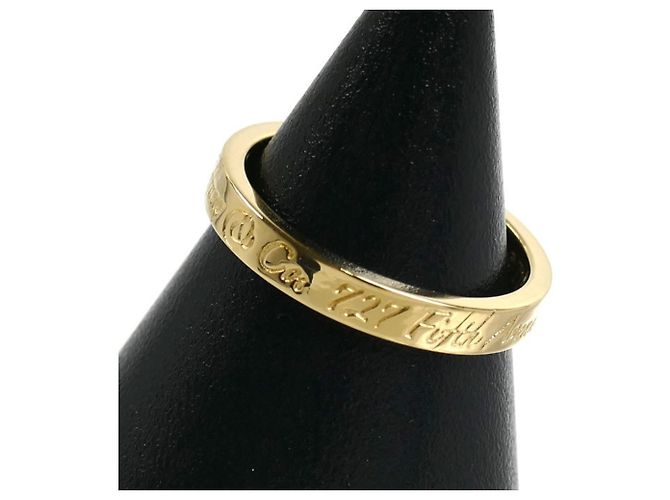 Tiffany & Co. 18K Gelbgold Notes schmaler Ring - Ansicht 2