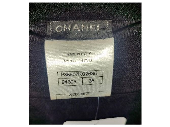 Chanel Schwarzes figurbetontes Kleid Gr. 36 Gebraucht - vista 5