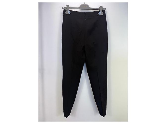 Alexander McQueen Black Wool Blend Tailored Trousers - view 2