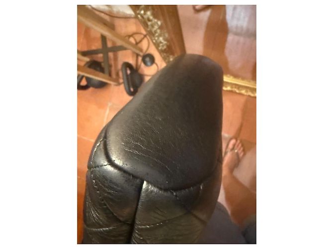 Chanel Borsa a Secchiello in Pelle Nera Trapuntata Nero - vista 3
