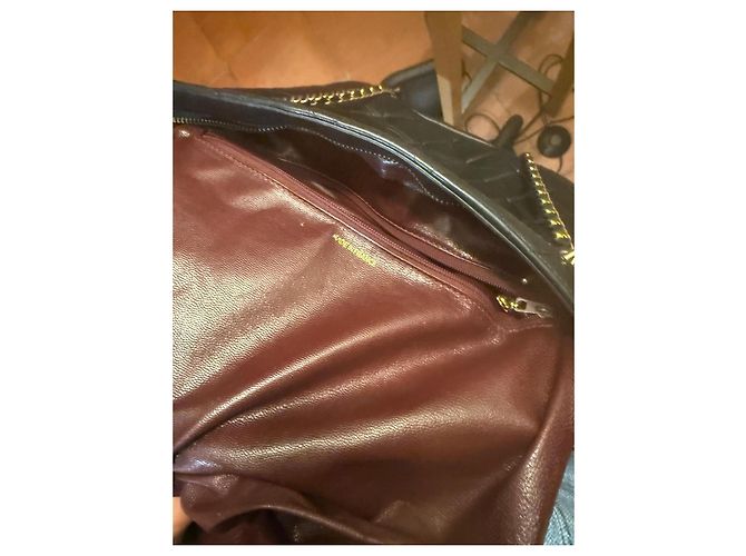 Chanel Borsa a Secchiello in Pelle Nera Trapuntata Nero - vista 6