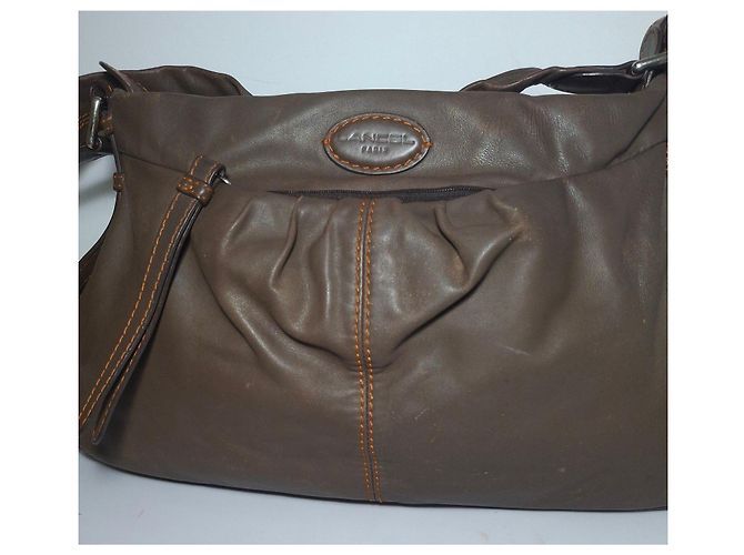 Lancel Borsa a Tracolla in Pelle Marrone - vista 2