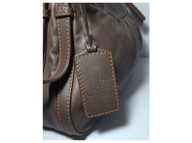 Lancel Borsa a Tracolla in Pelle Marrone - vista 7