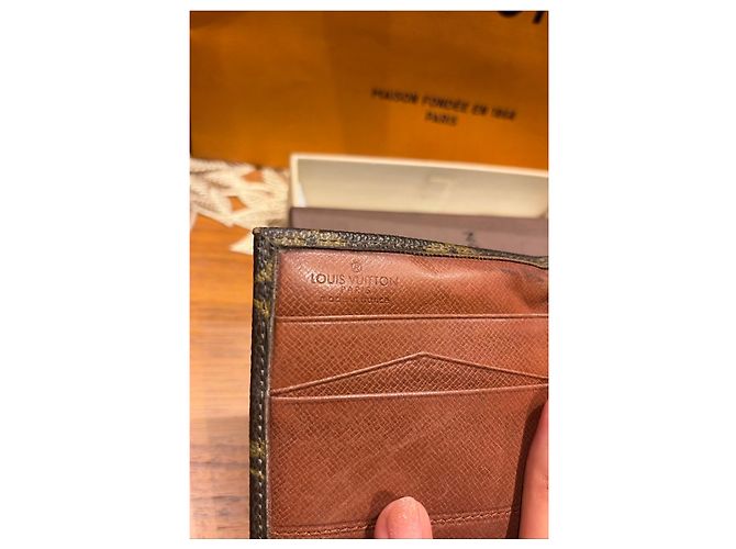 Louis Vuitton Monogram Canvas Portemonnaie Braun - Ansicht 10