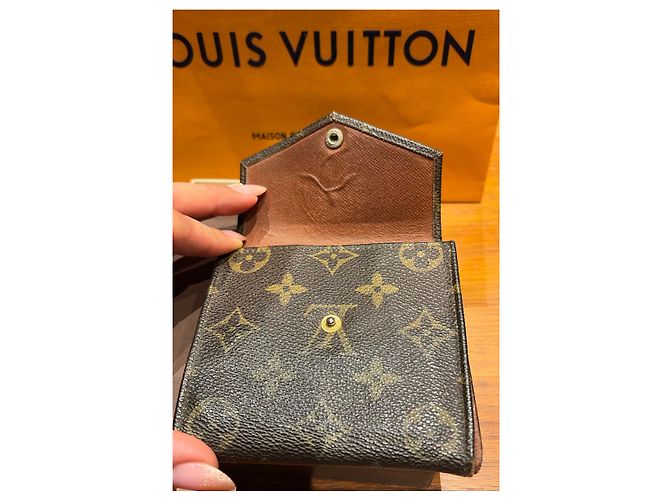 Louis Vuitton Monogram Canvas Portemonnaie Braun - Ansicht 12