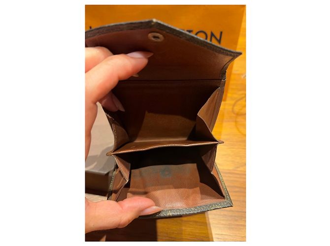 Louis Vuitton Monogram Canvas Portemonnaie Braun - Ansicht 14