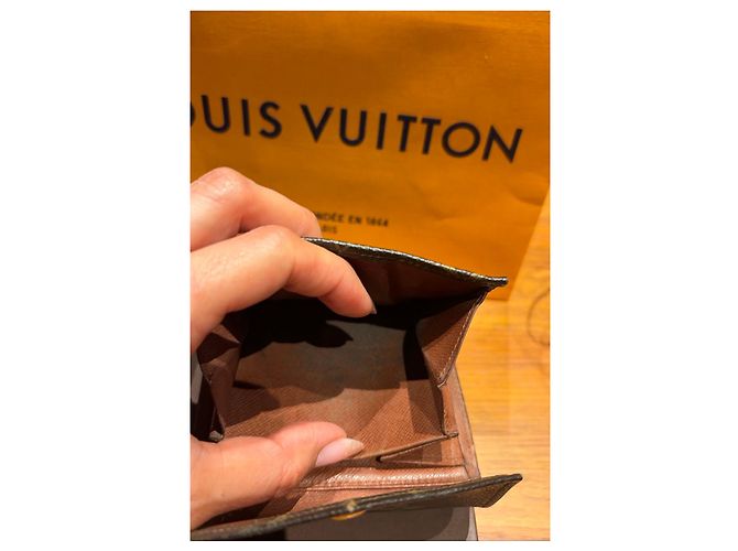 Louis Vuitton Monogram Canvas Portemonnaie Braun - Ansicht 17
