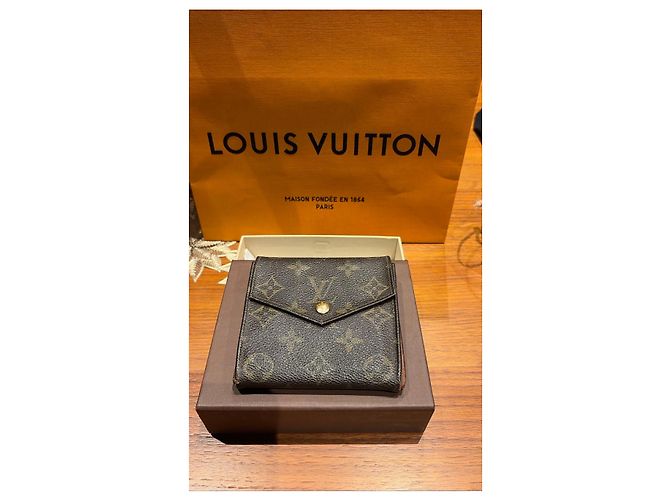 Louis Vuitton Monogram Canvas Portemonnaie Braun - Ansicht 2