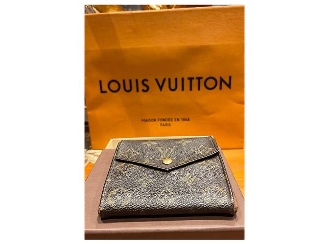 Louis Vuitton Monogram Canvas Portemonnaie Braun - Ansicht 4