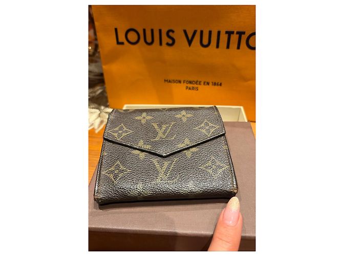 Louis Vuitton Monogram Canvas Portemonnaie Braun - Ansicht 7