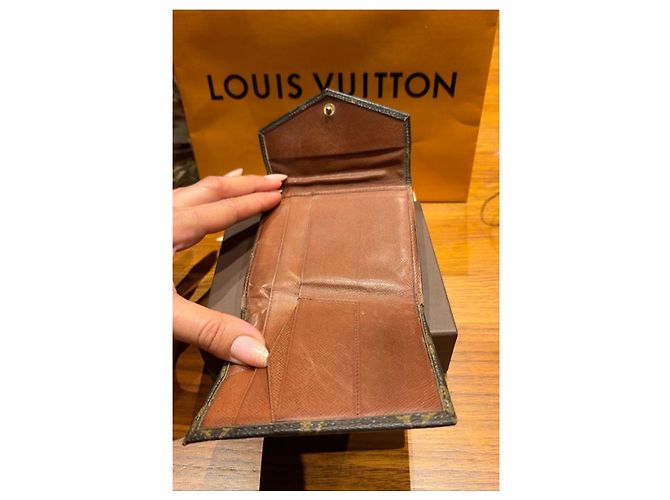 Louis Vuitton Monogram Canvas Portemonnaie Braun - Ansicht 9