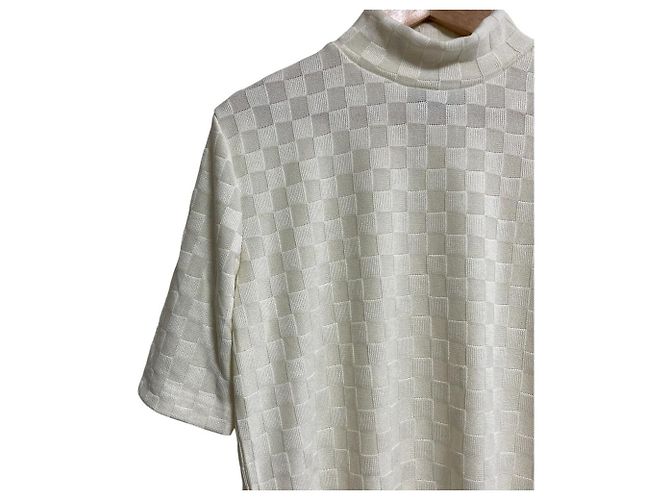 Autre Marque Double Standard Clothing Strick-Jacquard-Oberteil mit hohem Ausschnitt - Ansicht 3