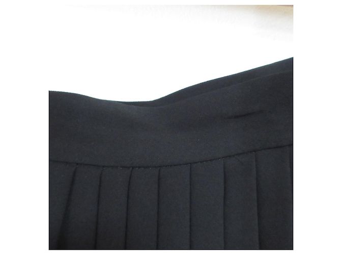 Short de satén plisado Lanvin Collection Negro - vista 10