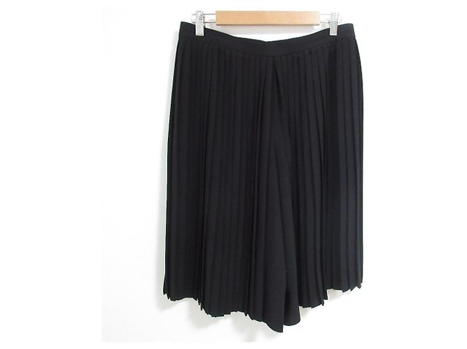 Short de satén plisado Lanvin Collection Negro - vista 2